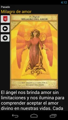 Tarot de los Angeles android App screenshot 0