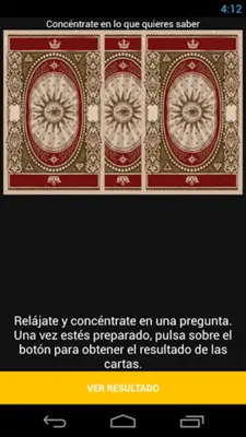 Tarot de los Angeles android App screenshot 1