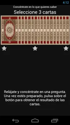 Tarot de los Angeles android App screenshot 2